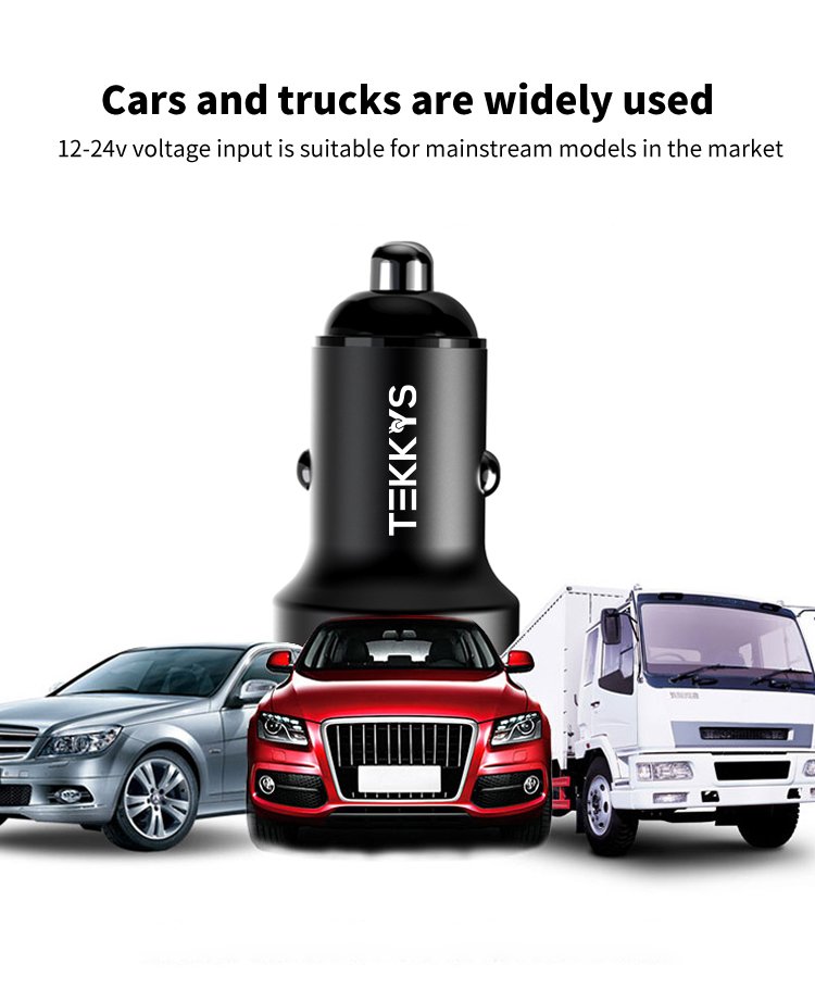 car charger, fast charger, led indicator, multi ports charger, widely compatible